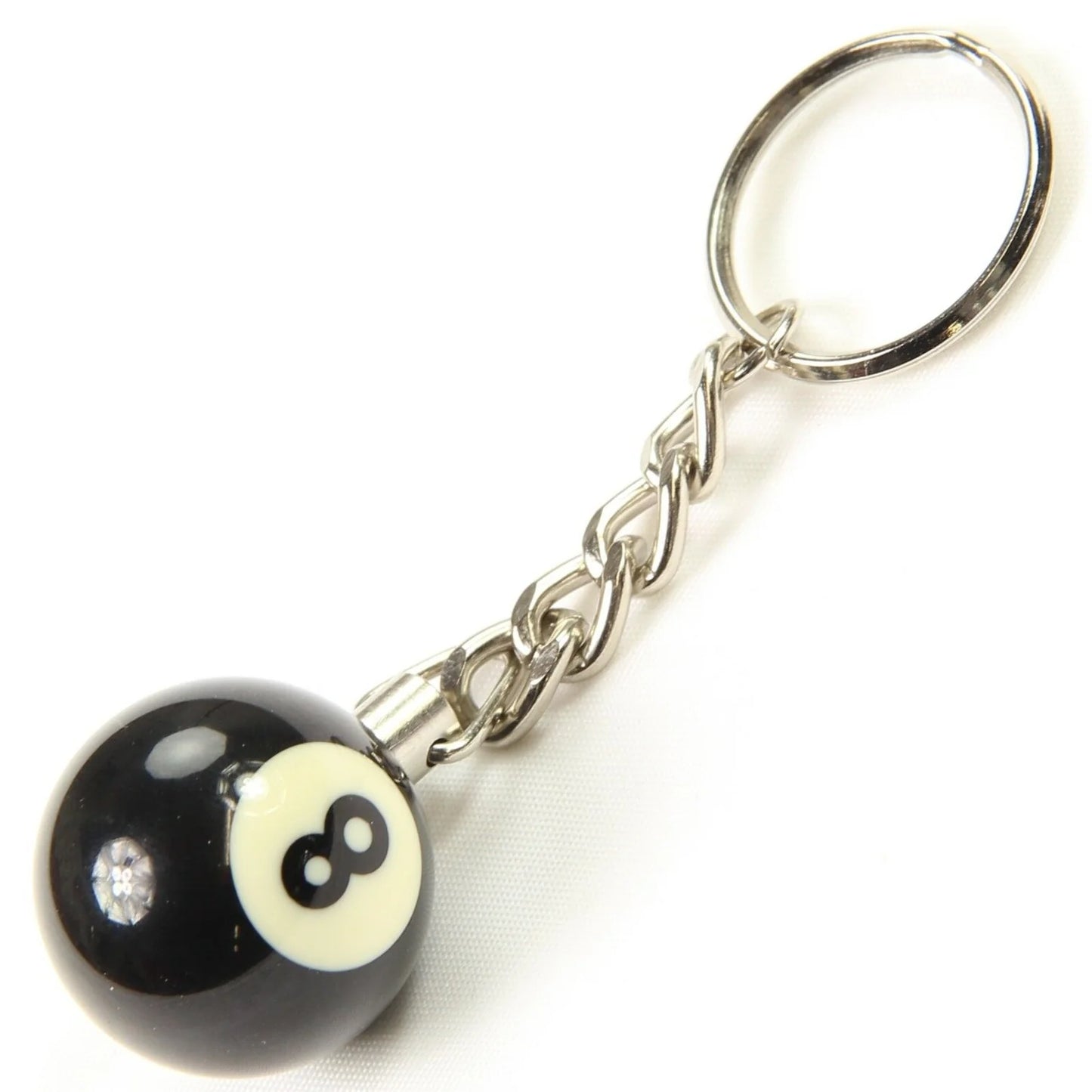 Lucky 8 Ball Keyrings - 2.5cm
