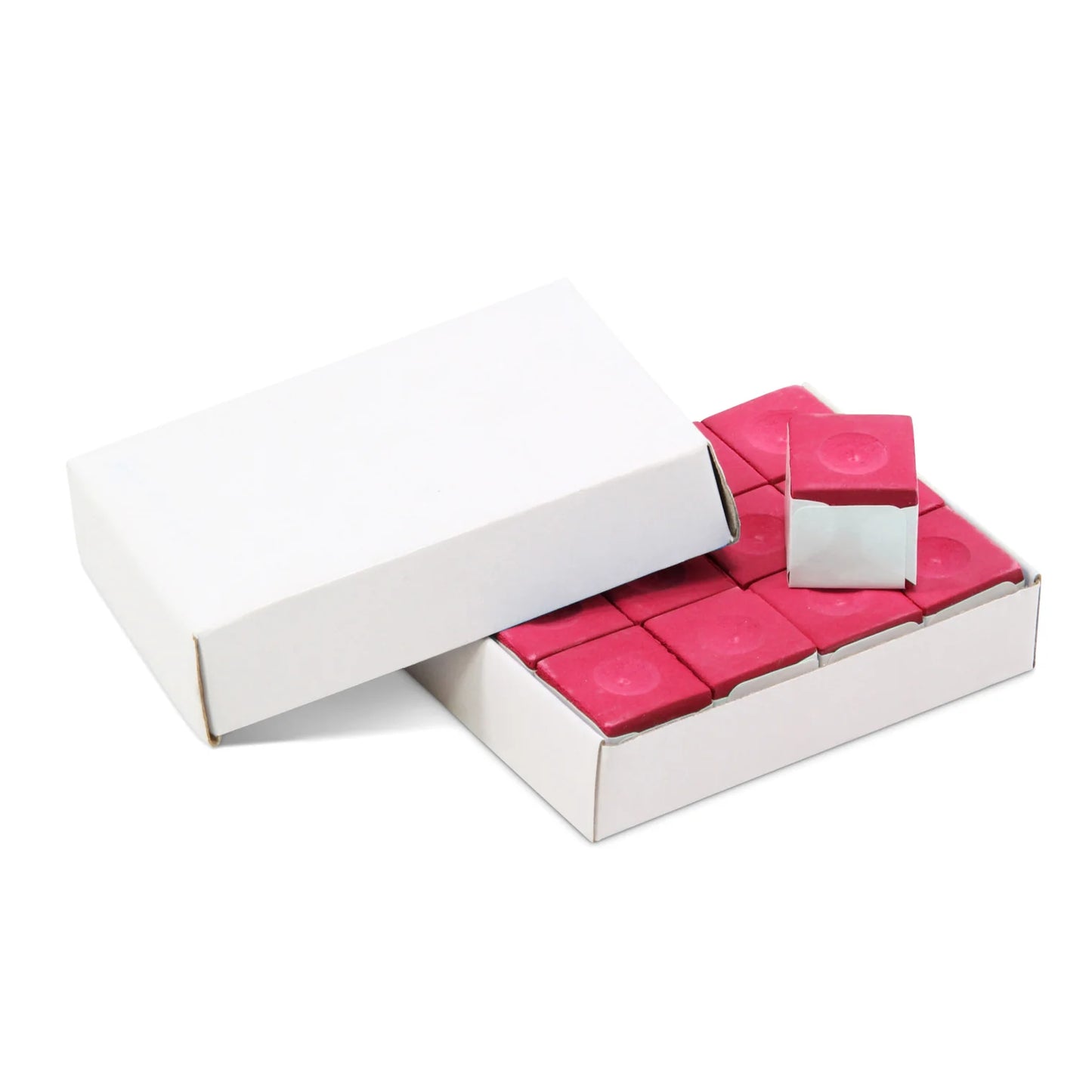 Economy Snooker Pool Cue Chalk - Box of 12