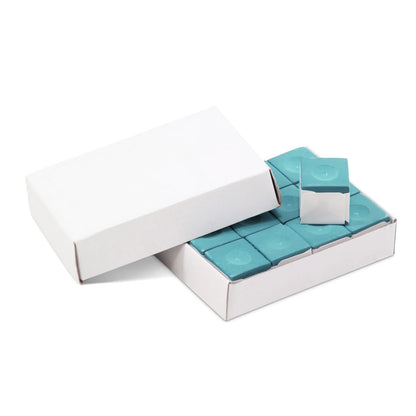 Economy Snooker Pool Cue Chalk - Box of 12