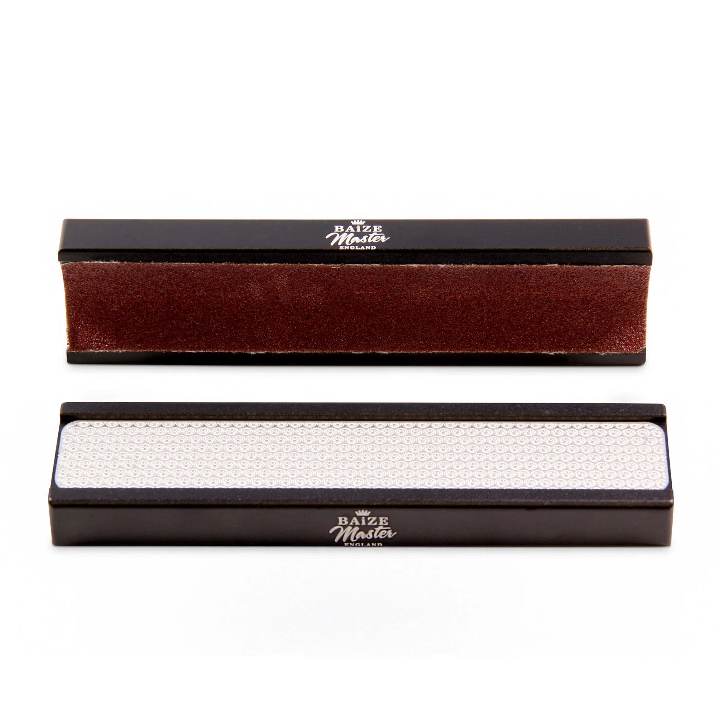 Baize Master Professional 2 in 1 Snooker Pool Cue Tip Sander Tool with Metal Scuffer and 12cm Curved Coarse Grit Sandpaper