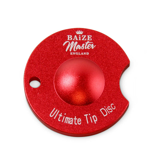 Baize Master ULTIMATE TIP DISC Snooker Pool Cue Tip Shaper Sanding Tool (Various Colours)