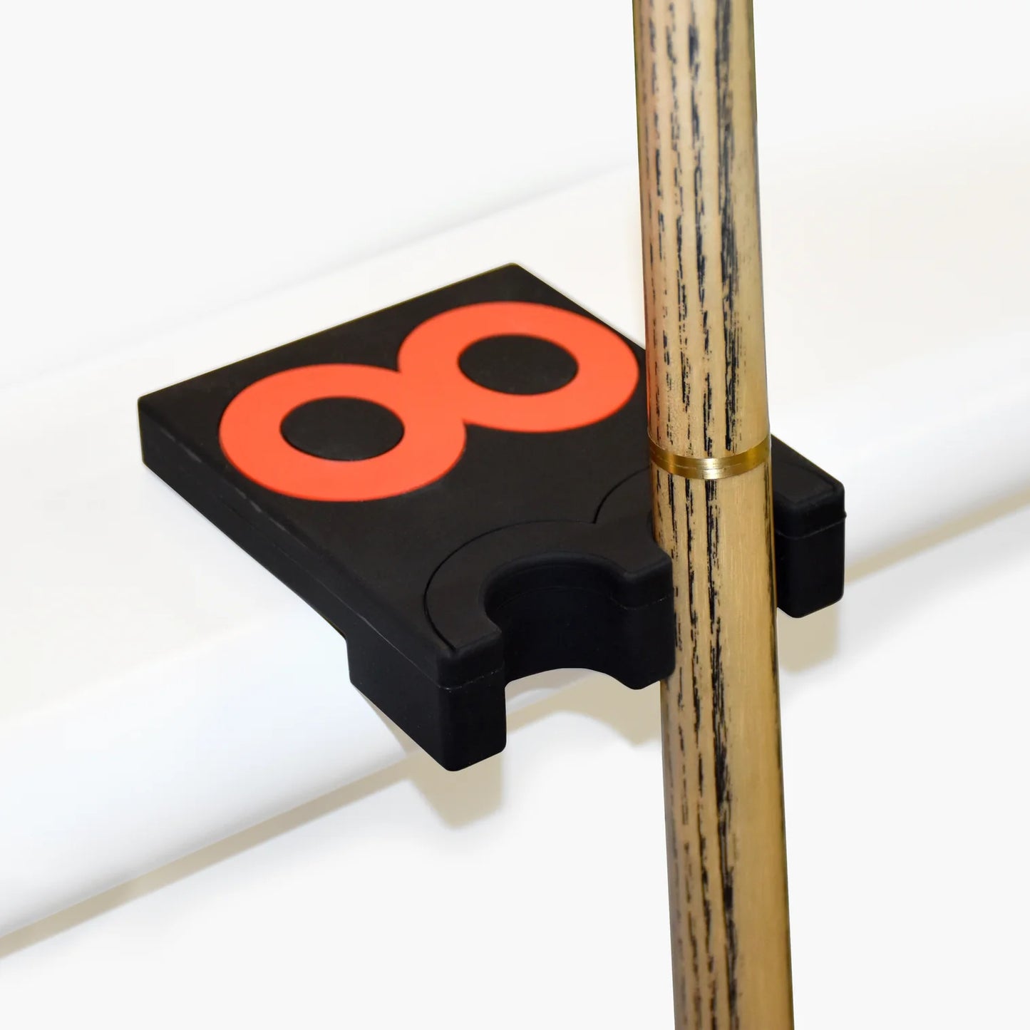 Rubber Cue Claw with Red 8 Design To Hold 2 Cues