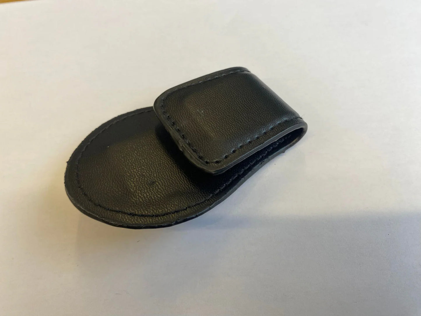 Leather Belt Clip with STEEL Metal Bracket Magnetic Chalk Holder