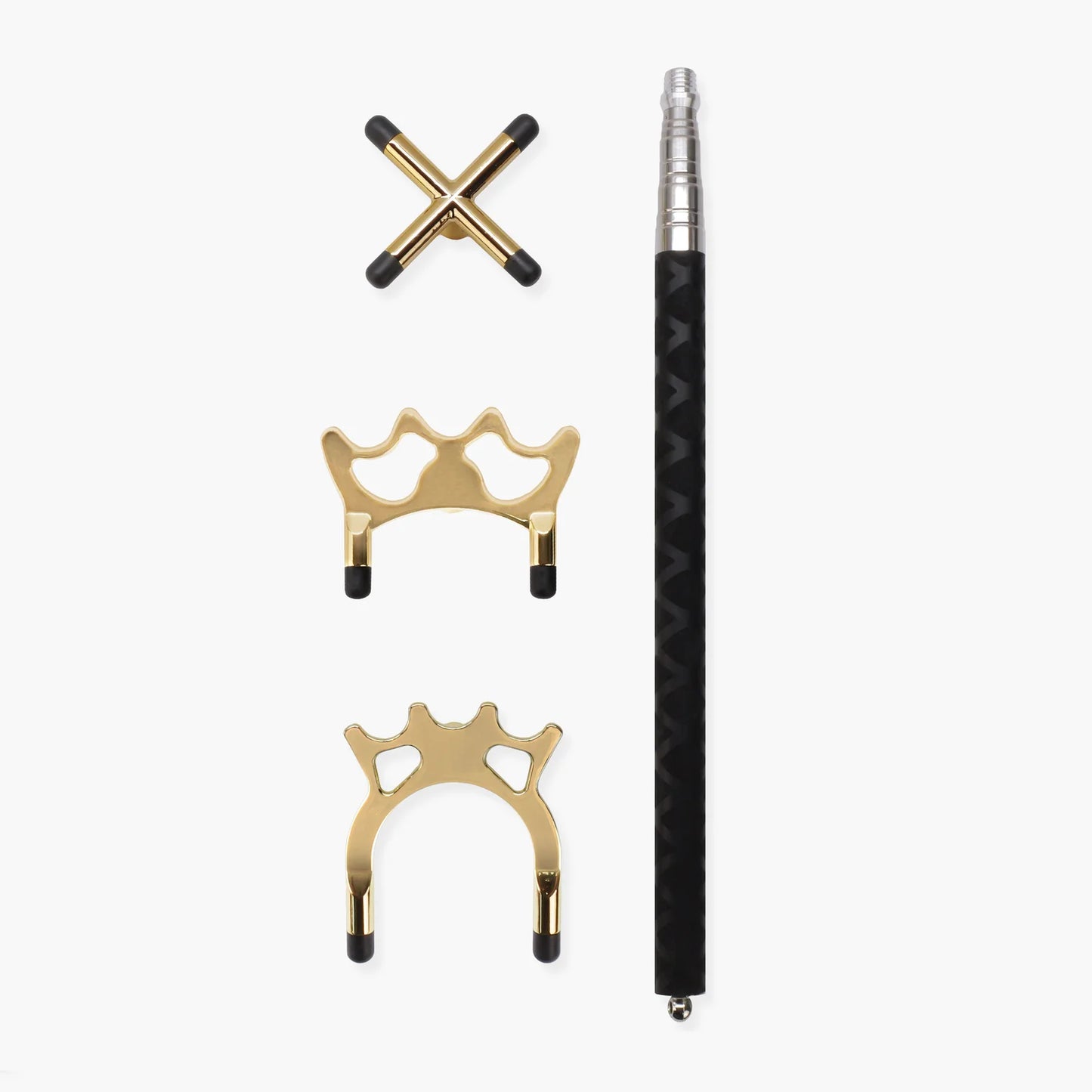 Telescopic Rest Bridge Stick with Premium Foam Handle and 3 Rest Heads