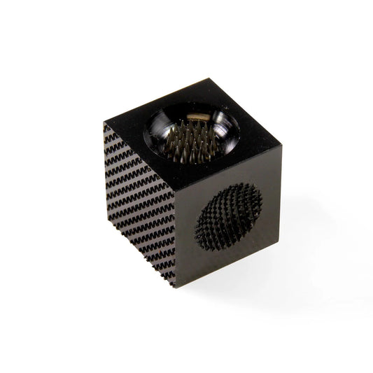 5 in 1 Metal CUE TIP CUBE Snooker and Pool Cue Tip Shaper, Sanding and Picking Tool - BLACK OR BLUE