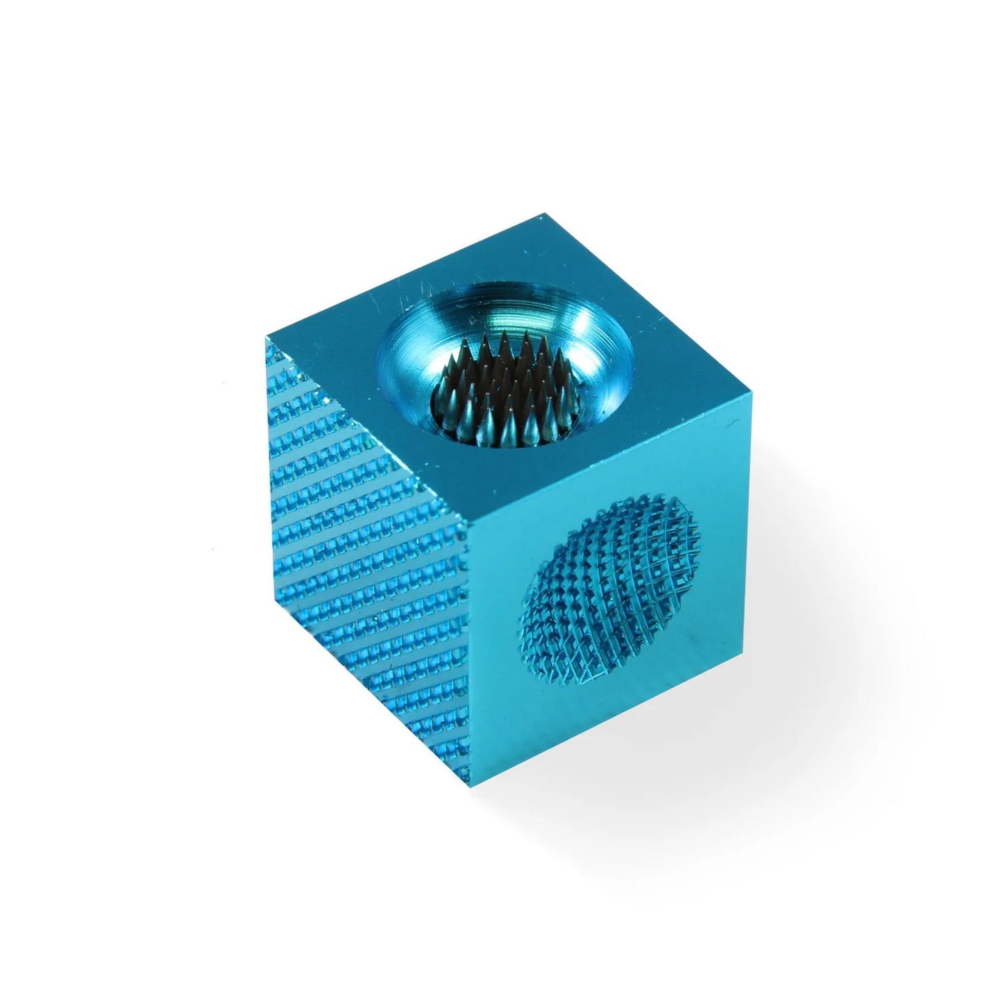 5 in 1 Metal CUE TIP CUBE Snooker and Pool Cue Tip Shaper, Sanding and Picking Tool - BLACK OR BLUE