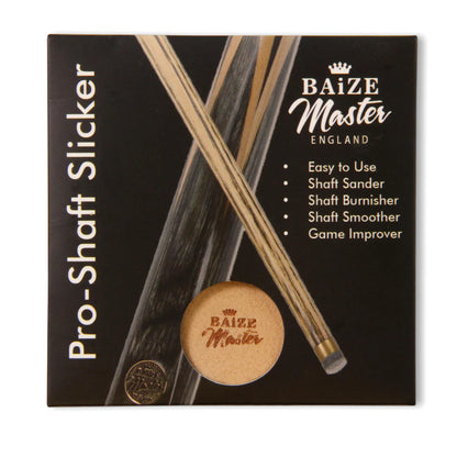 Baize Master PRO-SHAFT SLICKER Snooker and Pool Cue Burnishing Pad