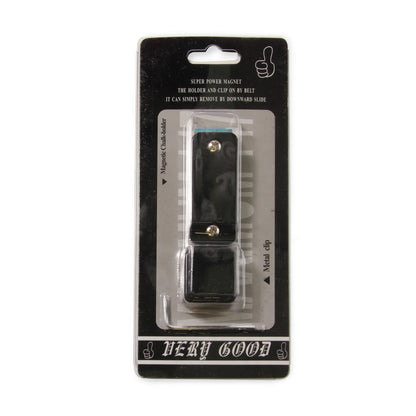 Metal Magnetic Chalk Holder and Belt Clip in Clam Pack with Secure Allen Key Fixing (Various Colours)
