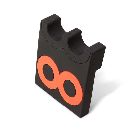 Rubber Cue Claw with Red 8 Design To Hold 2 Cues