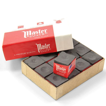 MASTER Cue Chalk x 12 - Various Colours