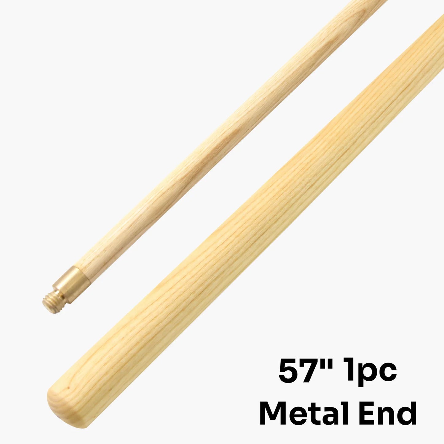 Plain 57 Inch 1pc ASH Rest Stick - Metal Thread End