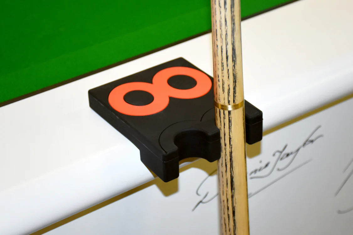 Rubber Cue Claw with Red 8 Design To Hold 2 Cues