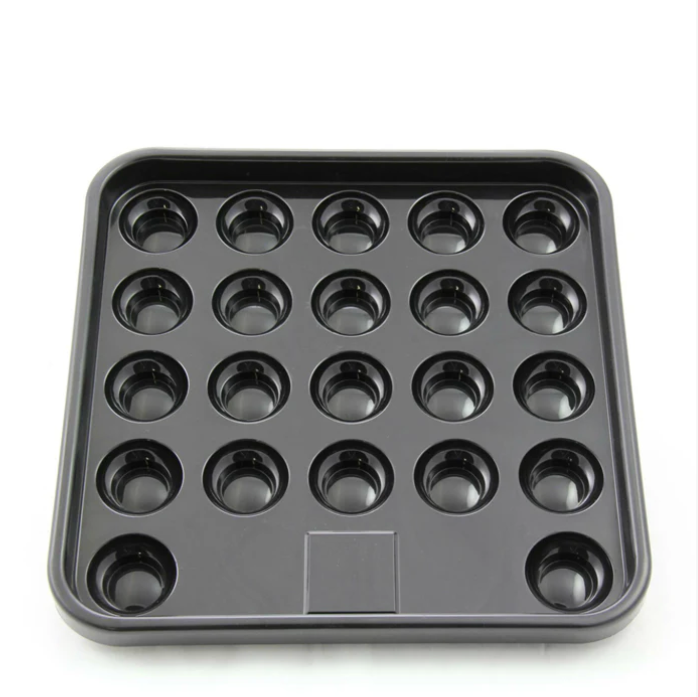 22 Ball Black Plastic Ball Carry Tray