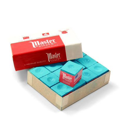 MASTER Cue Chalk x 12 - Various Colours