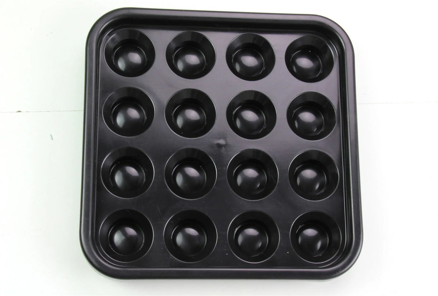 16 Ball Black Plastic Pool Ball Carry Tray
