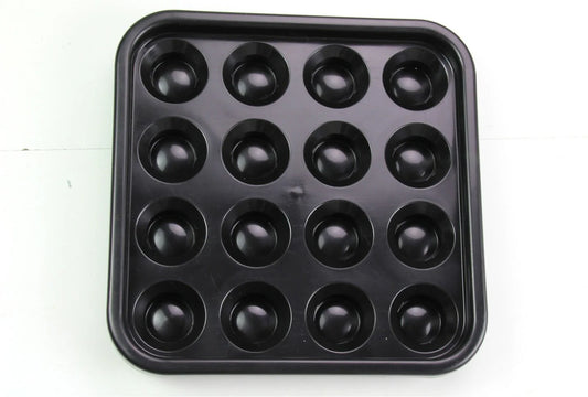16 Ball Black Plastic Pool Ball Carry Tray