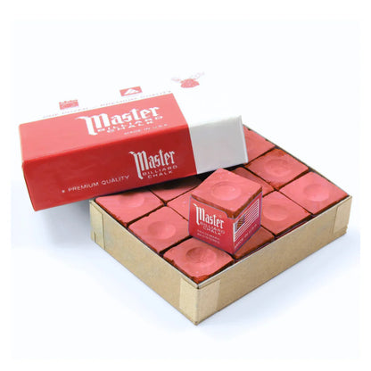 MASTER Cue Chalk x 12 - Various Colours
